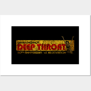 Deep Throat - 50th Anniversary Vintage Design Posters and Art